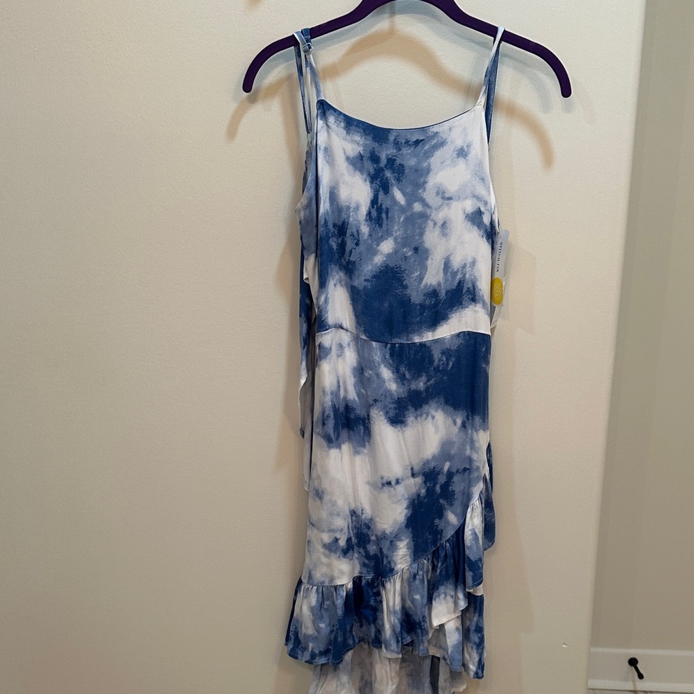 BCBGirls blue and white dress